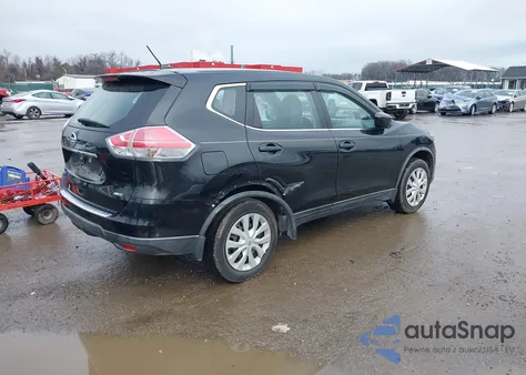 2016 Nissan Rogue S из США, поврежденный, VIN KNMAT2MV9GP624636
